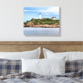 Bakers Island Lighthouse MA Wrapped Canvas (Insitu (Slaapkamer))