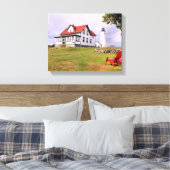 Bakers Island Lighthouse MA Wrapped Canvas Afdruk (Insitu (Slaapkamer))