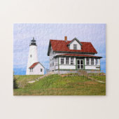 Bakers Island Lighthouse, Massachusetts MA Puzzle Legpuzzel (Horizontaal)