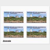 Bakers Island Lighthouse, Massachusetts Stickers (Vel)