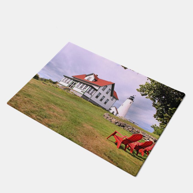 Bakers Island Vuurtoren, Massachusetts Deurmat (Schuin)