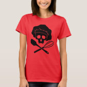 Baker's Skull met Toque T-shirt (Voorkant)