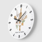 Baker's Tools Utensils Large Clock Grote Klok (Hoek)