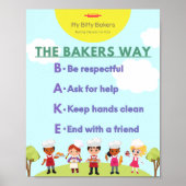 Baker's Way-Poster Poster (Voorkant)