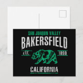 Bakersfield Briefkaart (Voorkant / Achterkant)
