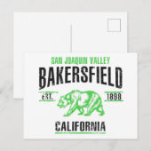Bakersfield Briefkaart (Voorkant / Achterkant)