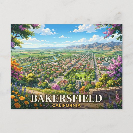 bakersfield california briefkaart (Voorkant)