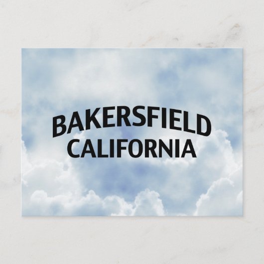 Bakersfield California Briefkaart (Voorkant)