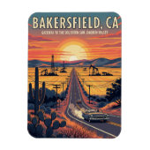 Bakersfield California Central Valley Magneet (Verticaal)
