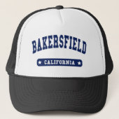 Bakersfield California College Style t shirten Trucker Pet (Voorkant)