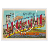 Bakersfield California, groot Letter-Briefkaart Groot Cadeauzakje (Voorkant)