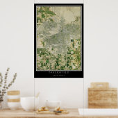 Bakersfield California Satellite Poster Map (Keuken)