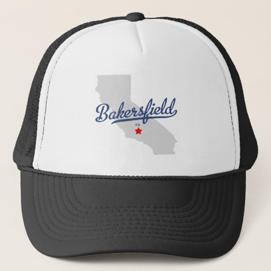 Bakersfield California Shirt Trucker Pet (Voorkant)