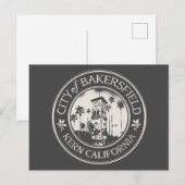 BAKERSFIELD CALIFORNIË BRIEFKAART (Voorkant / Achterkant)