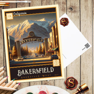 Bakersfield, Californië    BRIEFKAART