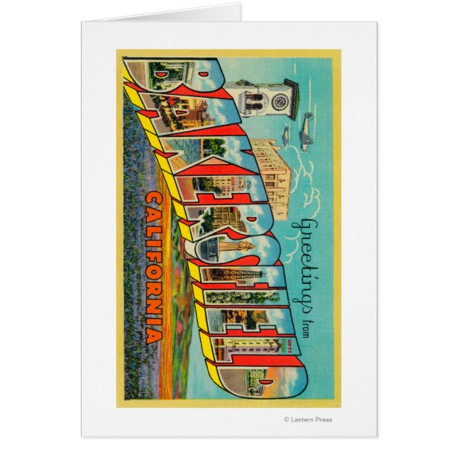 Bakersfield, Californië - grote lettertjes (Voorkant)