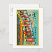 Bakersfield, Californië - grote lettertjes Briefkaart (Voorkant / Achterkant)