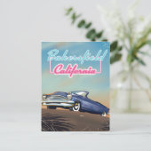 Bakersfield Californië reisposter Briefkaart (Staand voorkant)
