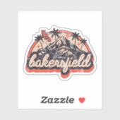Bakersfield, Californië Sticker (Vel)