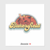 Bakersfield, Californië Sticker (Vel)