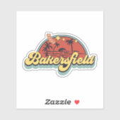 Bakersfield, Californië Sticker (Vel)