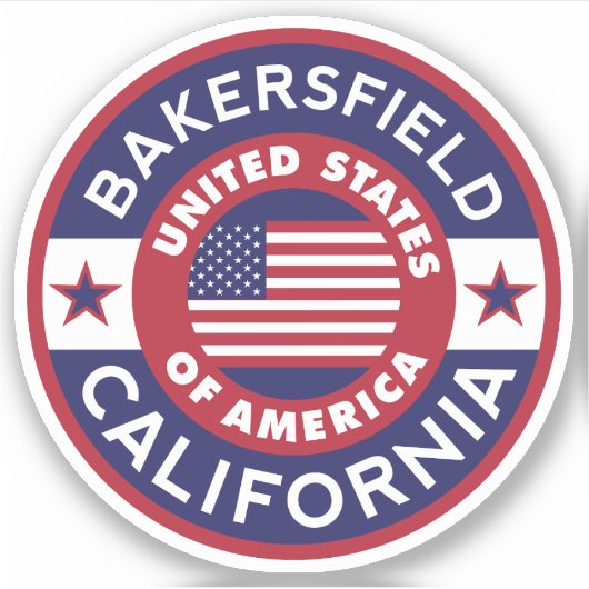 BAKERSFIELD, Californië Sticker (Voorkant)