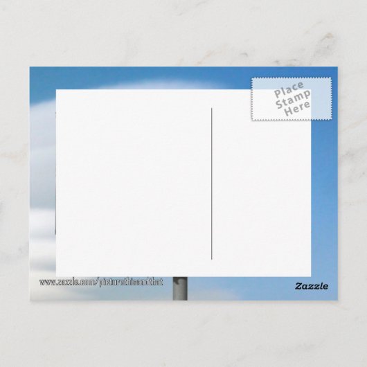 Bakersfield Exit Briefkaart (Achterkant)