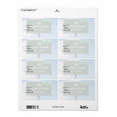 Bakersfield Exit Etiket (Full Sheet)