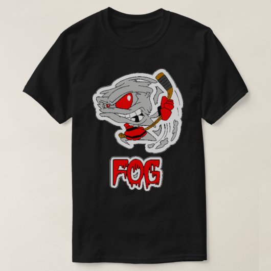 Bakersfield Fog Hockey T-shirt (Design voorkant)