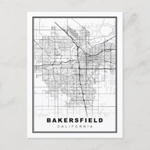 Bakersfield Kaart