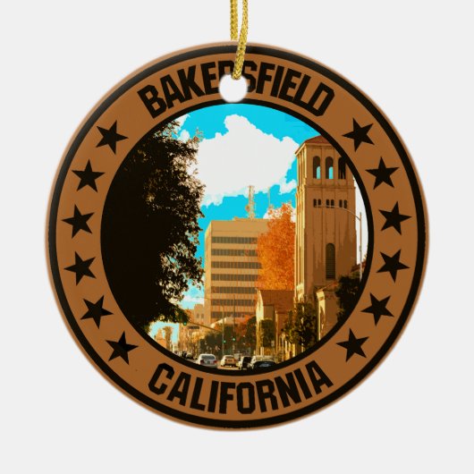Bakersfield Keramisch Ornament (Voorkant)