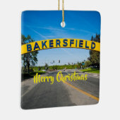 Bakersfield kerstversiering keramisch ornament (Rechts)