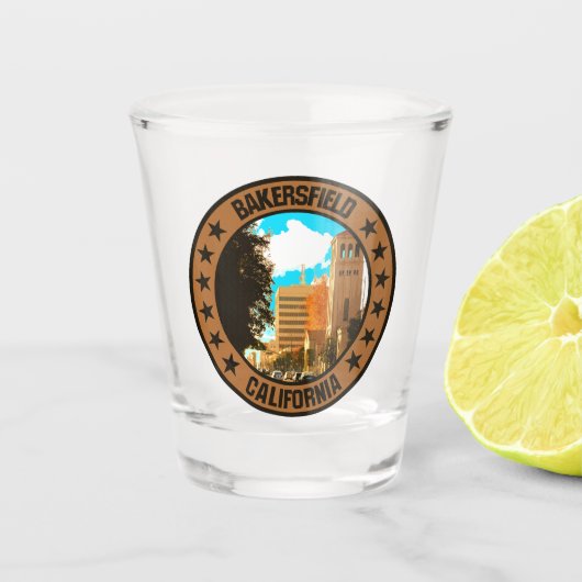 Bakersfield Shot Glas (Voorkant)