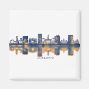 Bakersfield Skyline Magneet