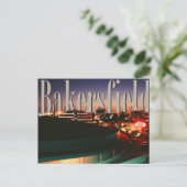 Bakersfield Skyline met Bakersfield in de Sky Briefkaart (Staand voorkant)