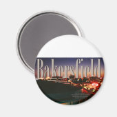 Bakersfield Skyline met Bakersfield in de Sky Magneet (Voorkant / Achterkant)