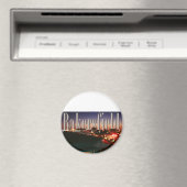 Bakersfield Skyline met Bakersfield in de Sky Magneet (Insitu (Vaatwasser))