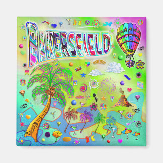 Bakersfield Tijdloze Melodie Magnet