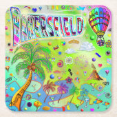 Bakersfield Timeless Melody Achterbaan Kartonnen Onderzetters (Voorkant)