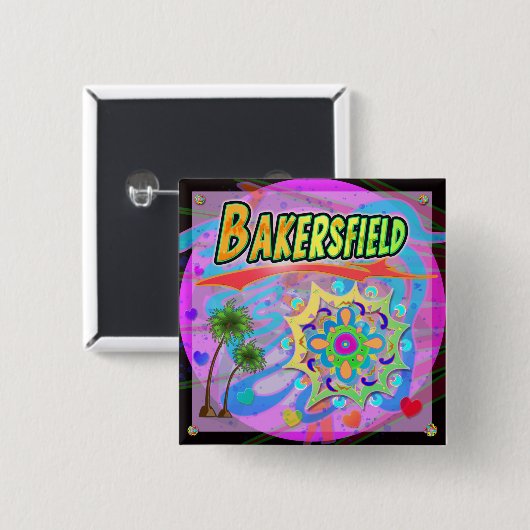 Bakersfield True Progress-Button Vierkante Button 5,1 Cm (Voorkant /achterkant)