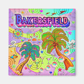 Bakersfield Vacking Target Magnet (Voorkant)