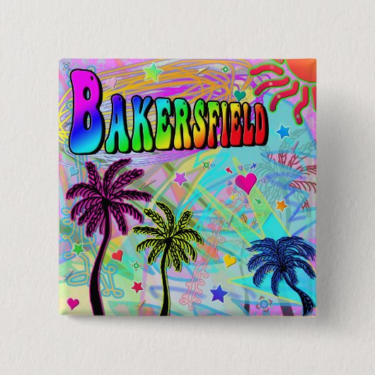Bakersfield Vivid Romance Button (Voorkant)