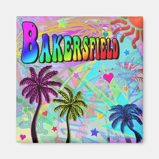 Bakersfield Vivid Romance Magnet (Voorkant)