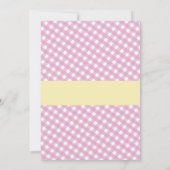 Bakery Apron Birthday Party Girls Cakes Invite Kaart (Achterkant)