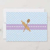 Bakery Apron Birthday Party Photo Cookies nodigen  Kaart (Achterkant)