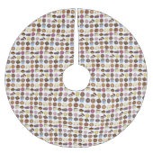 Bakery Bake Sale Foods Brownie Cupcake Pie Sweets Kerstboom Rok (Voorkant)