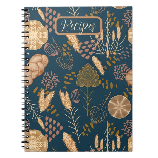 Bakery Bliss: Artisan Bread & Barley, Teal, Recipe Notitieboek (Voorkant)