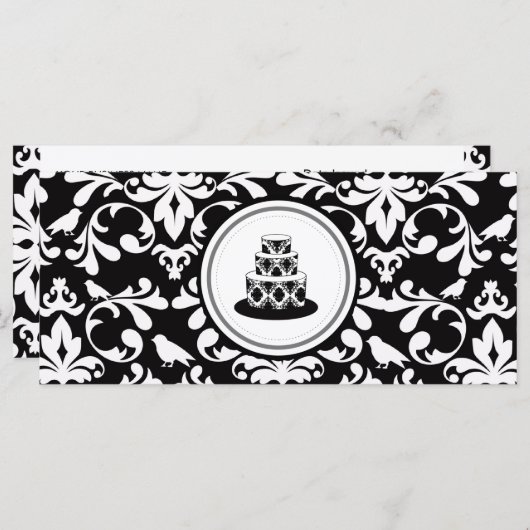 Bakery Boutique Style Cadeaubonnen {Damask} (Voorkant / Achterkant)