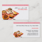 Bakery Business card Visitekaartje (Voorkant / Achterkant)