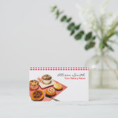 Bakery Business card Visitekaartje (Staand voorkant)